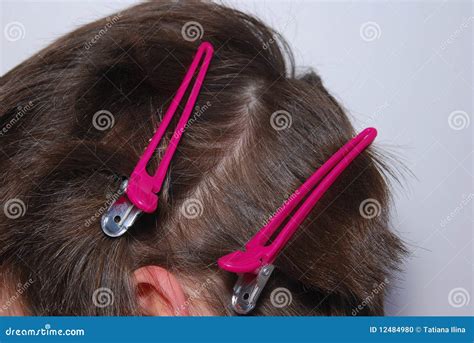 Hair Parting At Hairdressing Saloon Stock Photo Image Of Head Style