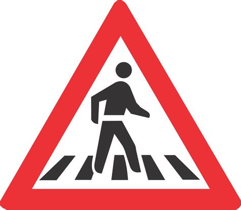 Pedestrian Crossing Road Sign W306 Safety Sign Online