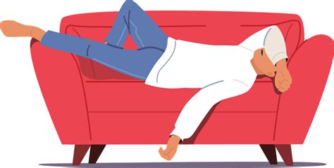 439 Lazy Man Sleeping On Sofa Illustrations Free In Svg Png Eps Iconscout