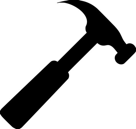 Svg Tool Hammer Carpenter Free Svg Image And Icon Svg Silh