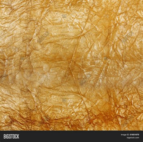 Golden Crumpled Image And Photo Free Trial Bigstock