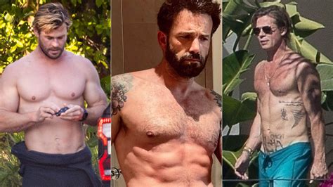 Chris Hemsworth Brad Pitt Ben Affleck Are Among Male Stars Getting Better With Age Photos