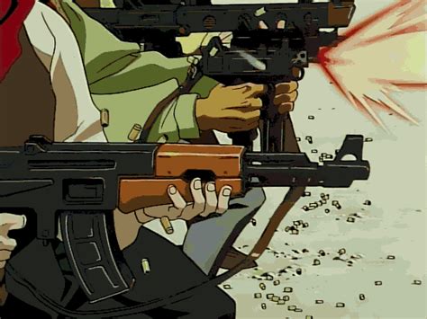 Anime Girl Machine Gun 