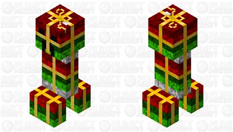 Christmas Present Creeper Minecraft Mob Skin