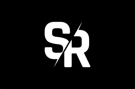 Monogram Sr Logo Design Graphic By Greenlines Studios · Creative Fabrica