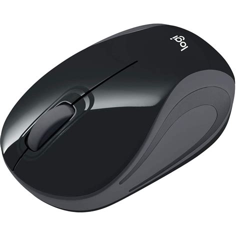 Logitech Wireless Mini Mouse M187 Black Ec Computers