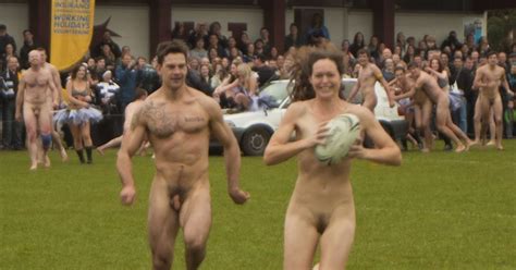 Public Nudity Project Naked Rugby Dunedin New Zealand