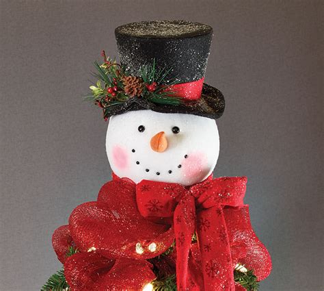 Snowman Head Tree Topper