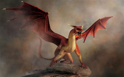 Red Dragon Digital Art By Daniel Eskridge