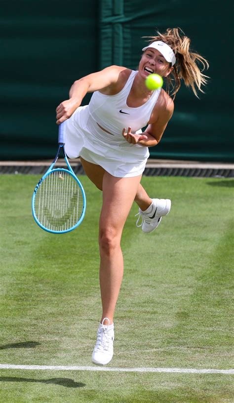Warm up for wimbledon 2019 and get ready for two weeks of strawberries, pimm's and grunting. Maria Sharapova - Wimbledon Tennis Championships 07/02 ...