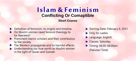 Islam Feminism Conflicting Or Compatible Emahad