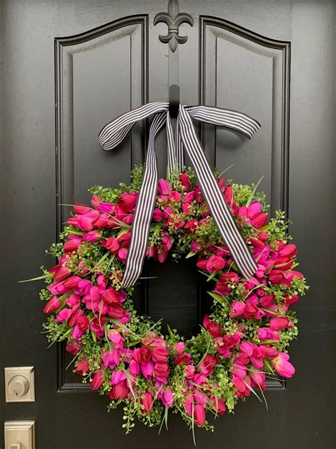 This Years Top Spring Wreaths For The Front Door Kelley Nan