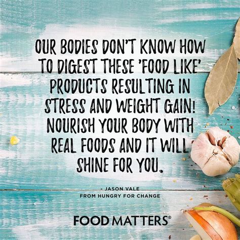 Nourish Your Body With Real Foods Foodmatters