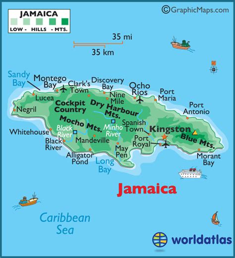 Jamaica Is Located South East Of USA In The Caribbean Sea However You