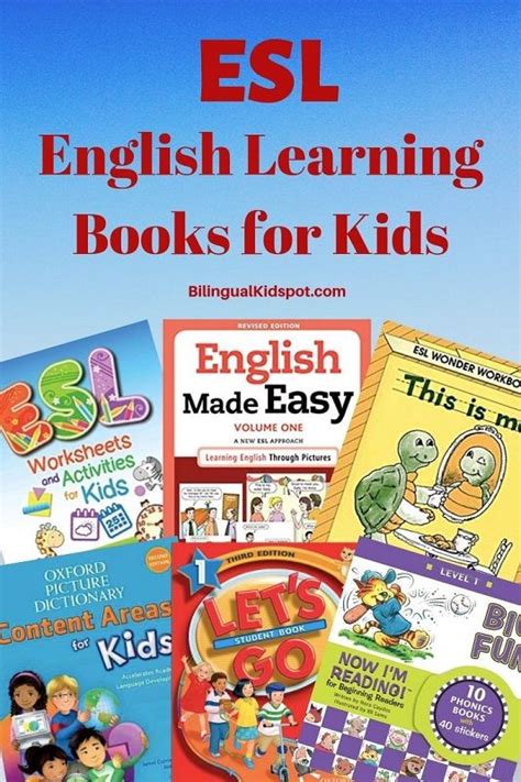Best English Learning Books For Kids Beginner Esl Students English
