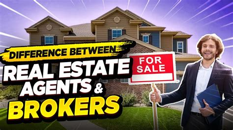 The Difference Between Real Estate Agent And Broker Youtube