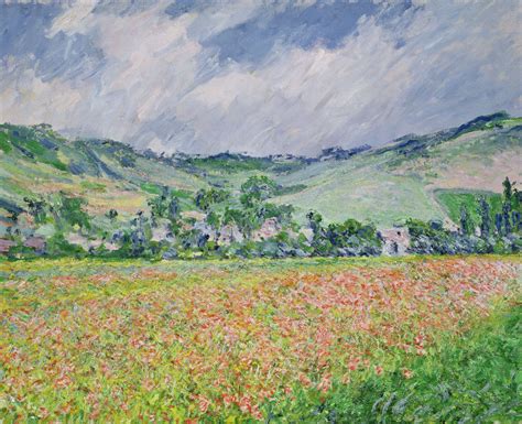The Poppy Field Near Giverny 1885 Art Print By Claude Monet King And Mcgaw