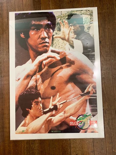 Bruce Lee Poster 1993 Vintage Poster Deadstock Etsy