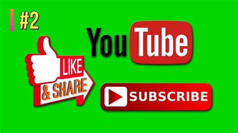 Top Green Screen Animated Subscribe Button 2 Youtube