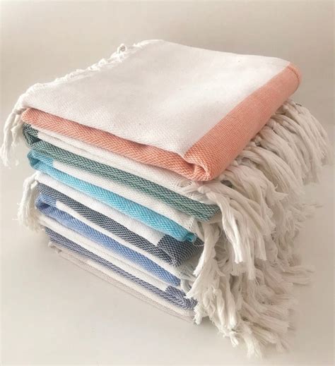 Elegant Organic Turkish Towel Peshtemal Luxury Beach Bath Natural