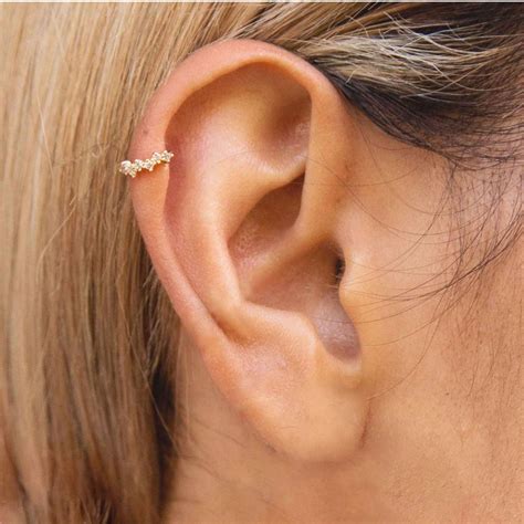 Cute Cartilage Piercing Cute Cartilage Earrings Helix Earrings Hoop Helix Hoop Cartilage