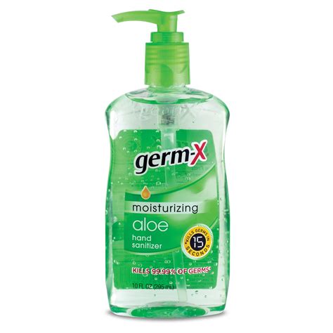 Germ X Hand Sanitizer Gel With Aloe 10 Oz Practicon Dental Supplies
