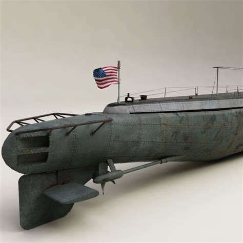 3d Ww2 Submarines 2 Model Ww2 Submarines Collection By 3dmolier