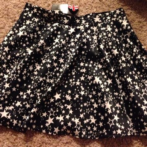 Stars Skirt Skirts Fashion Black Skirt
