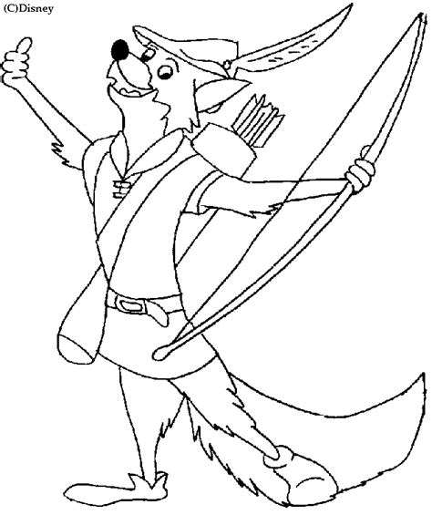 Dibujos de Robin Hood 132986 Películas de animación para colorear y