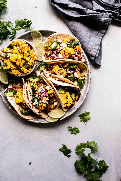 Mexican Street Corn Tacos With Chicken Elote Tacos