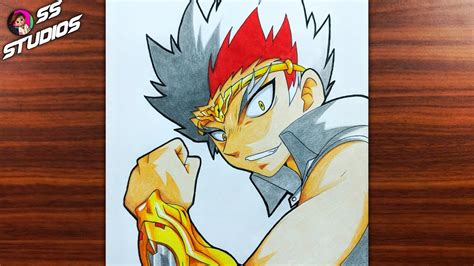 How To Draw Ryuga From Beyblade Metal Fusion Step By Step Drawing