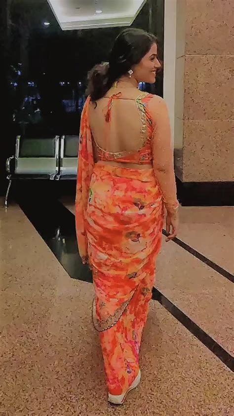 11 Hot Bhojpuri Actresses In Backless Sarees See Photos