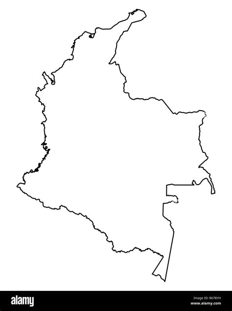 Mapa De Colombia Imágenes De Stock En Blanco Y Negro Alamy