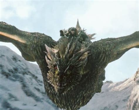 Jon Snow Riding A Dragon Episode 1 Season 8 Game Of Thrones Got