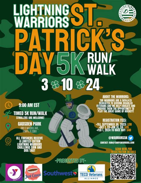 Lightning Warriors St Patricks Day 5k Runwalk 03102024 Race