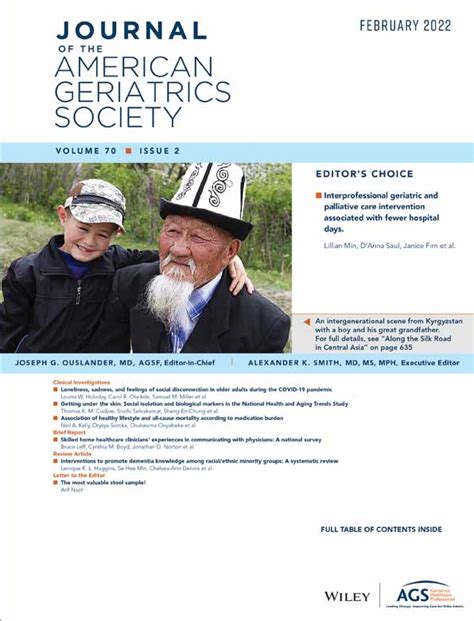 Journal Of The American Geriatrics Society Vol 70 No 2