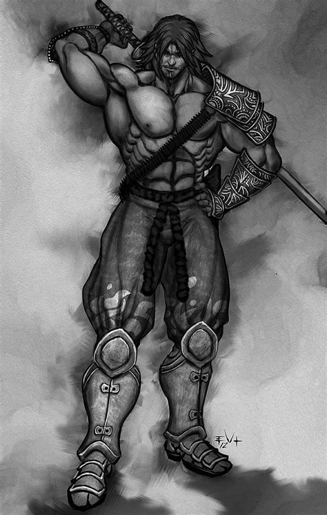 Soul Calibur Mitsurugi Sketch By Erikvonlehmann On Deviantart