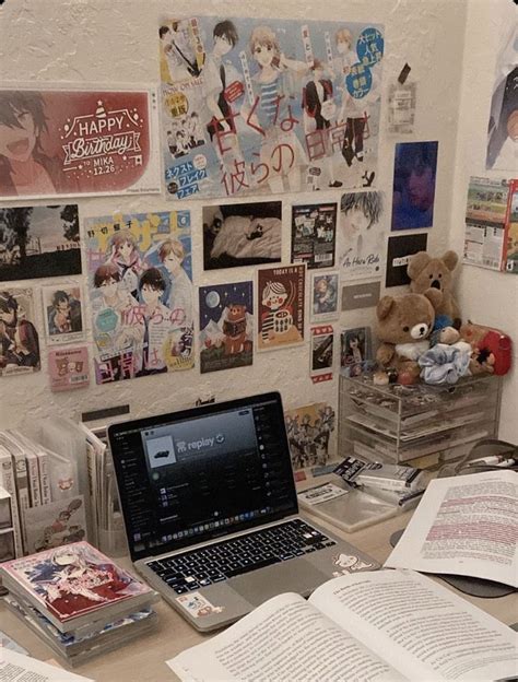 Pin By On Rchive Study Room Decor Room Makeover Inspiration Otaku Room