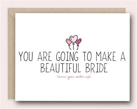 25 Of The Best Ideas For Funny Bridal Shower Quotes For Cards Home