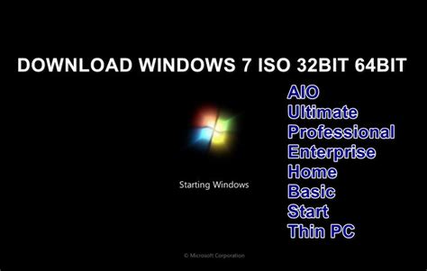 Download Windows 7 Iso 32bit 64bit Ultimate Professional Davi24