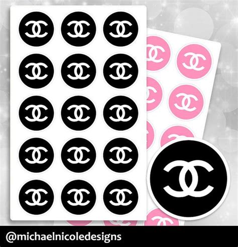 Chanel Stickers 125 Glossy Stickers By Michaelnicoledesigns Chanel