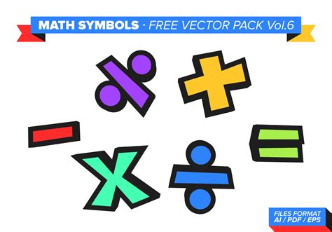 Símbolos Matemáticos Pack Vector Libre Vol 6 104616 Vector en Vecteezy