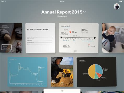 Create Your Own Personal Annual Report With Paper By Fiftythree A