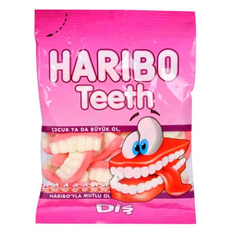 Haribo Teeth Gummy Candy 80g