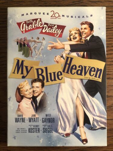 My Blue Heaven 1950 Dvd 2006 Betty Grable Dan Dailey W Slip Lobby