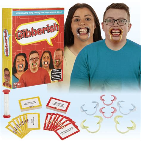 We're a us based wholesale company with over 500 pet gifts available in over 1200 retailers across the country. Gibberish Guess the Word Jibber Jabber Speak Out 10 Mouth Piece Card Game NEW | eBay