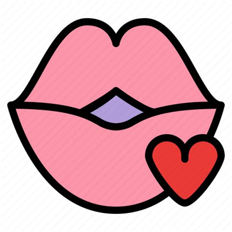 Kiss Love Romance Valentine Icon