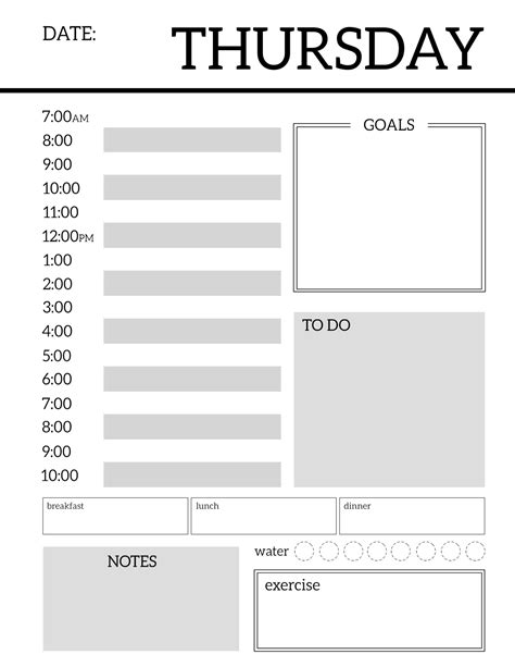 Having a daily time log will help you create a list of tasks and manage your time wisely. Daily Planner Printable Template Sheets - Paper Trail Design