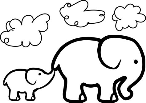 Elephant Coloring Pages Babyelephantcoloringpages