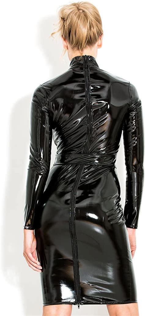 Honour Womens Pvc Regulation Dress Long Sleeved With